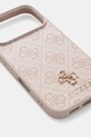 Guess etui na telefon iPhone 17 Pro GUHMP17LP4SM4MP różowy AA00