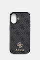 Guess etui na telefon iPhone 17 na telefon czarny GUHMP17SP4SM4MK