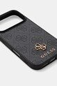 Guess etui na telefon iPhone 17 Pro GUHMP17LP4SM4MK czarny AA00