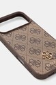 Guess etui na telefon iPhone 17 Pro Max GUHMP17XP4SM4MW brązowy AA00