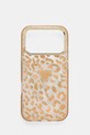 Guess etui na telefon iPhone 17 Pro na telefon brązowy GUHMP17LHLEGTGLW