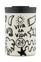 24bottles kubek Travel Tumbler 350 Viva la Vida biały Travel.Tumbler.350.Viva