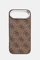 Puzdro na mobil Guess iPhone 17 Air na mobil hnedá GUHMP17MP4GSSMCW