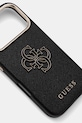 Etui za telefon Guess iPhone 17 Pro GUHCP17L5PS4RGGK crna AA00