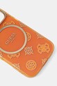 Puzdro na mobil Guess iPhone 17 Pro GUHMP17L5HPOEDO oranžová AA00