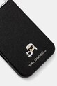Puzdro na mobil Karl Lagerfeld iPhone 17 Pro Max KLHMP17X6PFKCLK čierna AA00