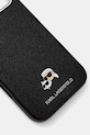 Puzdro na mobil Karl Lagerfeld iPhone 17 Pro Max KLHMP17X6PFKCLK čierna AA00