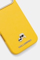Karl Lagerfeld custodia per telefono iPhone 17 Pro Max KLHMP17X6PFKCLY giallo AA00