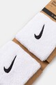 Nike zestaw opasek na nadgarstek SWOOSH N.101.2405.101 biały AA00