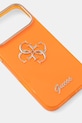 Guess etui na telefon iPhone 17 Pro Max GUHCP17X5HC4MLSO pomarańczowy AA00