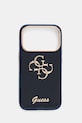 Guess etui na telefon iPhone 17 Pro granatowy GUHCP17L5HC4MLSB