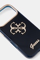 Guess etui na telefon iPhone 17 Pro GUHCP17L5HC4MLSB granatowy AA00