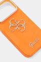 Guess etui na telefon iPhone 17 Pro GUHCP17L5HC4MLSO pomarańczowy AA00