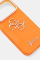Guess etui na telefon iPhone 17 Pro GUHCP17L5HC4MLSO pomarańczowy AA00