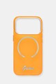 Guess etui na telefon iPhone 17 Pro pomarańczowy GUHMP17L5HTCSMSO