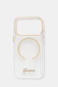 Guess etui na telefon iPhone 17 Pro transparentny GUHMP17L5HTCSMST