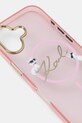 Karl Lagerfeld etui na telefon iPhone 17 KLHMP17S5HKSCAP różowy AA00