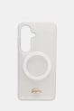 Lacoste etui na telefon Samsung Galaxy S26 biały LCHMS26SUFWAH