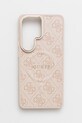 Guess etui na telefon Samsung Galaxy S26 Ultra różowy GUHMS26LP4MSEGCP