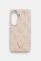 Guess etui na telefon Samsung Galaxy S26 różowy GUHMS26SP4GTDGMP
