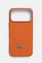 Lacoste etui na telefon iPhone 17 Pro Max pomarańczowy LCSCMP17XPLAO