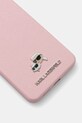 Karl Lagerfeld etui na telefon z imitacji skóry Samsung Galaxy S26 KLHMS26S6PFKCLP różowy AA00