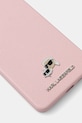 Karl Lagerfeld etui na telefon z imitacji skóry Samsung Galaxy S26 Ultra KLHMS26L6PFKCLP różowy AA00