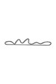 Вешалка для полотенец ferm LIVING Curvature чёрный 1104263724