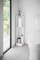 Bagno Yamazaki portacarta igienica Tower 80,5 cm 1489 bianco