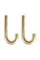 Настінна вішалка OYOY Pieni 4 x 1 x 8 cm 2-pack жовтий L301102