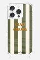 LaCoqueFrançaise telefon tok iPhone 16 zöld LE319062