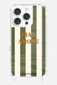 LaCoqueFrançaise telefon tok iPhone 16 Pro Max zöld LE319065