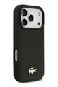 Lifestyle Lacoste etui na telefon z wbudowanym pierścieniem magnetycznym MagSafe iPhone 17 Pro LCHMP17LPBLK czarny