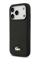 Lacoste etui na telefon z wbudowanym pierścieniem magnetycznym MagSafe iPhone 17 Pro czarny LCHMP17LPBLK