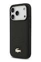 Lacoste etui na telefon z wbudowanym pierścieniem magnetycznym MagSafe iPhone 17 Pro czarny LCHMP17LPBLK
