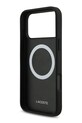 Lacoste etui na telefon z wbudowanym pierścieniem magnetycznym MagSafe iPhone 17 Pro Max LCHMP17XPBLK czarny AA00