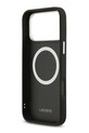 Lacoste etui na telefon z wbudowanym pierścieniem magnetycznym MagSafe iPhone 17 Pro Max LCHMP17XPCESK czarny AA00