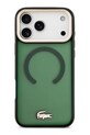 Lacoste etui na telefon z wbudowanym pierścieniem magnetycznym MagSafe iPhone 17 Pro Max zielony LCHMP17XUFWAE