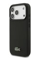 Lacoste etui na telefon z wbudowanym pierścieniem magnetycznym MagSafe iPhone 17 Pro czarny LCHMP17LPLAK