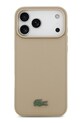 Lacoste etui na telefon z wbudowanym pierścieniem magnetycznym MagSafe iPhone 17 Pro Max beżowy LCHMP17XPLAT