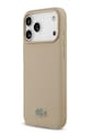 Lacoste etui na telefon z wbudowanym pierścieniem magnetycznym MagSafe iPhone 17 Pro Max beżowy LCHMP17XPLAT