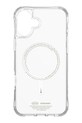 Skinarma etui na telefon z wbudowanym pierścieniem magnetycznym iPhone 16 SK.2024P61.SDOGLOW.GRN transparentny AA00