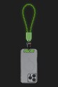 Skinarma uniwersalna smycz do telefonu 2w1 Dyno Ve USB-C/USB-C SK.DYVEHS.CBLCC.GLOW zielony AA00
