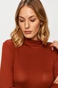 Only - Tričko s dlhým rukávom burgundské 15212528