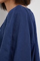 Lněná halenka Marc O'Polo M04130541155 námořnická modř