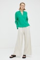 Marc O'Polo bluza din in M03130542081 verde AA00