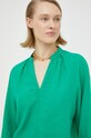 Marc O'Polo bluza din in verde M03130542081