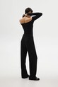 Oblečení Body Saint Body OFF SHOULDER NECK SNAP BODYSUIT SB.612 černá