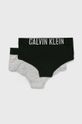 Calvin Klein Underwear - Dětské kalhotky 104-176 cm (2 pack) šedá