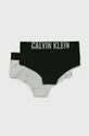 Calvin Klein Underwear - Figi dziecięce 104-176 cm (2 pack) szary